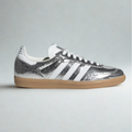 Samba - Women's OG Sneakers in Metallic Cracked Silver Leather